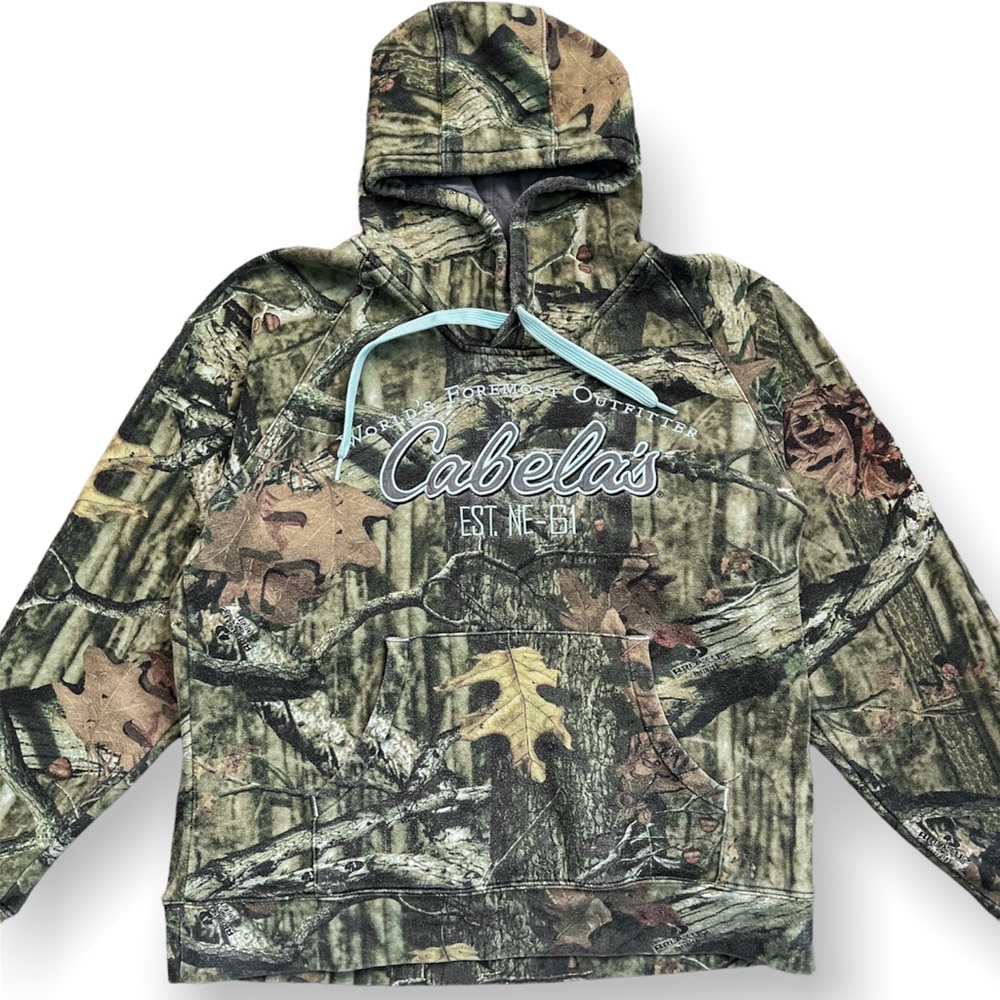 X-Large Cabelas Hunter Camo Hoodie